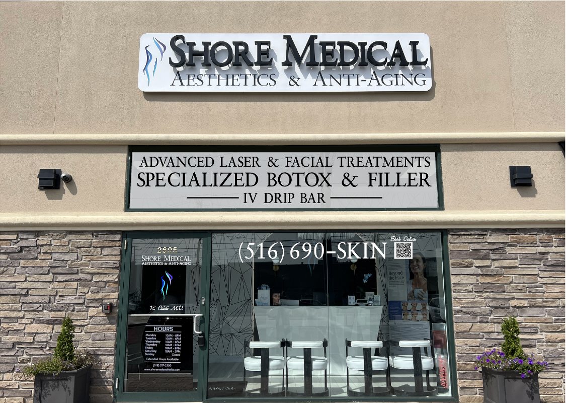 Shore Medical Aesthetics & Anti-Aging storefront at 2605 Merrick Rd, Bellmore NY